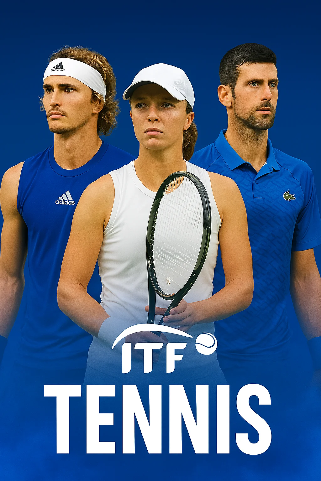 Joueurs-de-tennis-sous-un-ciel-bleu